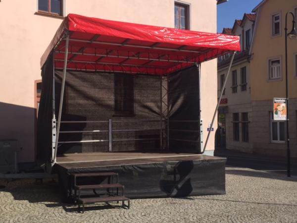 4-Mobile Bühne 14m² - Multistage für Stadtfest, Events, Festivals & Konzert (auc...