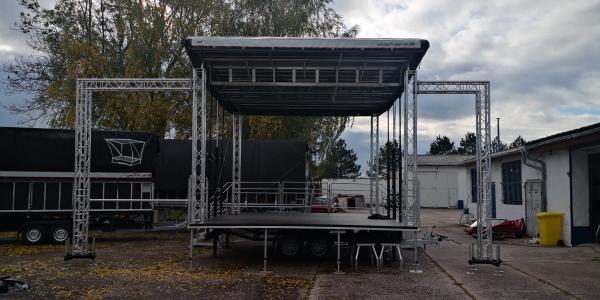 Bühne 30m² – Multistage für Stadtfest, Kundgebung, Präsentation, Roadshow, Events und Konzert