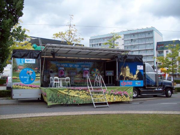 1-US Promotion Showtruck / Promotiontruck als Highlight für Messe, Roadshow, Bühnenshow, ...