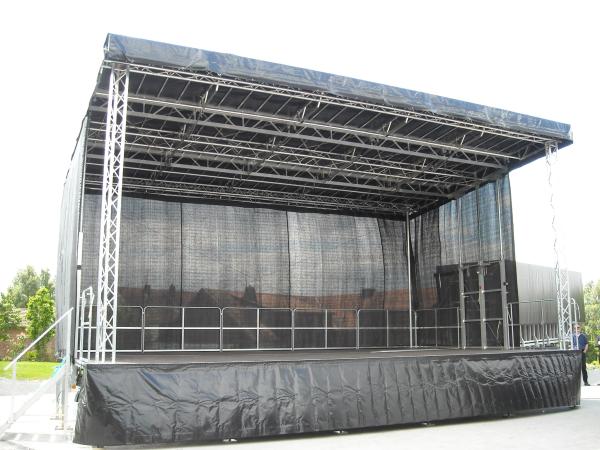 1-Mobile Show - Bühne 60m² - Stagemobil für Stadtfest, Events, Festivals & Konzerte