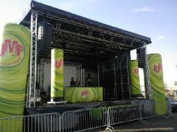 4-Mobile Show - Bühne 60m² - Stagemobil für Stadtfest, Events, Festivals & Konzerte