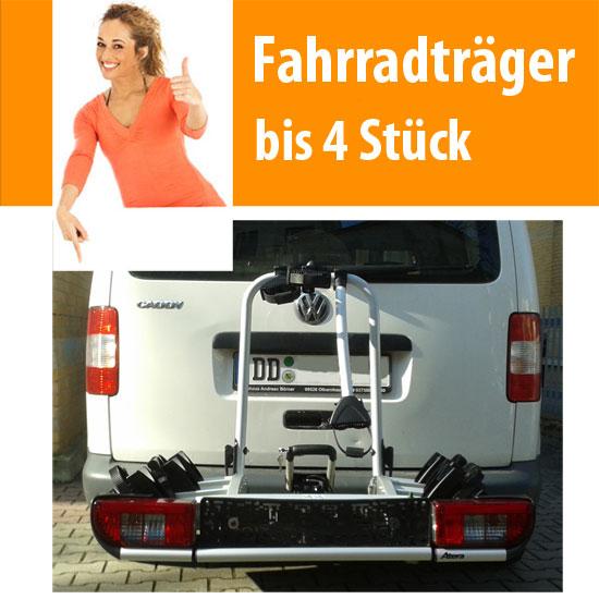 1-Premium Fahrradträger Atera DL 3+1 für AHK für 4 Fahrräder Fahrrad-Träge...