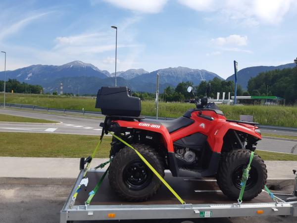 6-Quadanhänger 750 kg gebremst für Quad Transporte