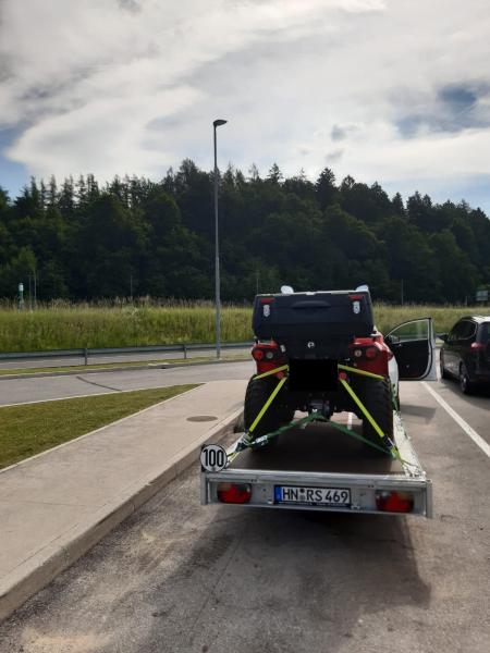 5-Quadanhänger 750 kg gebremst für Quad Transporte