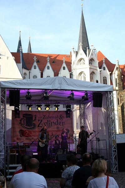 2-Bühne 5x4m, Bühnenüberdachung, DJ, Stadtfest