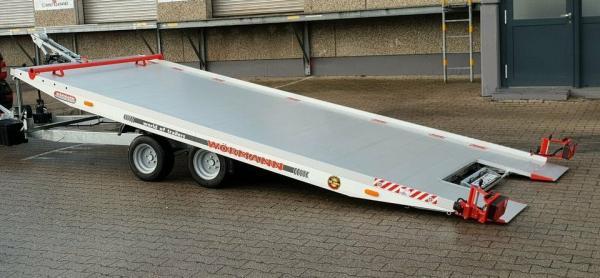 2-Anhänger Autotransporter Trailer PKW Anhänger 3,0t Kippbar mieten Vermietung Verleih