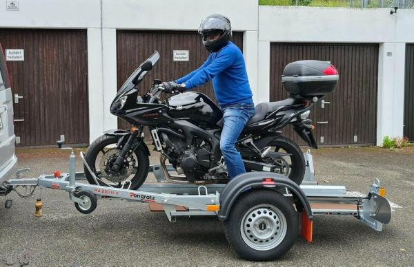 2-Motorradanhänger Kippbar Blitzlader PKW Motorrad Anhänger mieten Verleih vermietung Mie...