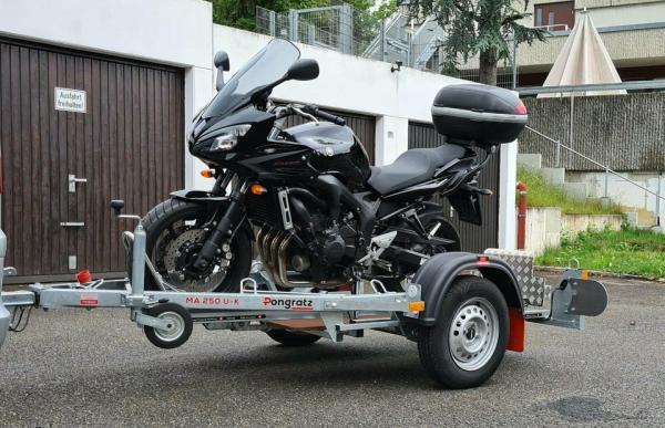 4-Motorradanhänger Kippbar Blitzlader PKW Motorrad Anhänger mieten Vermietung Verleih Mie...