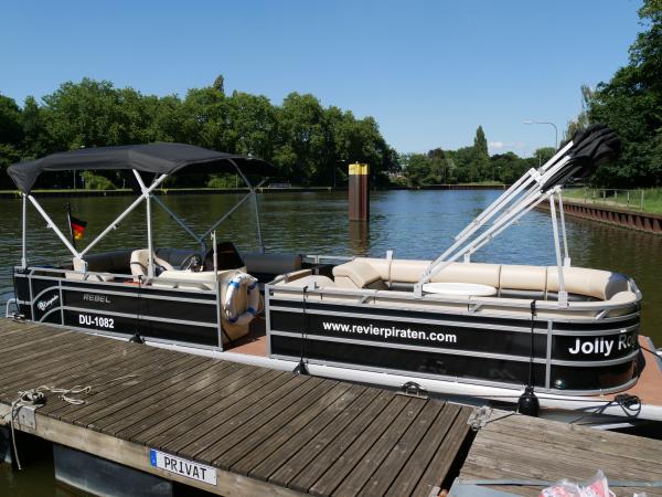 1-Motorboot / Partyboot auf der Ruhr und Rhein Herne Kanal mieten!