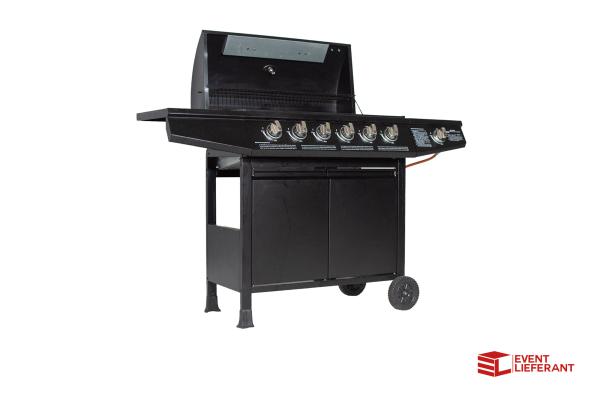 2-GASGRILL 6-FLAMMIG MIT SEITENKOCHER - GRILL