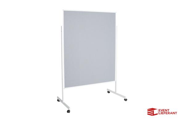 MODERATIONSTAFEL 150X120CM GRAU – TRENNWAND – METAPLANTAFEL