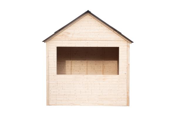 2-MARKTHÜTTE ,,HOLZ'' 2,7 X 2,2 X 2,9M LXTXH - MARKTSTAND