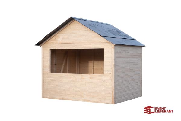 MARKTHÜTTE ,,HOLZ'' 3,95 X 2,2 X 3,3M LXTXH - MARKTSTAND