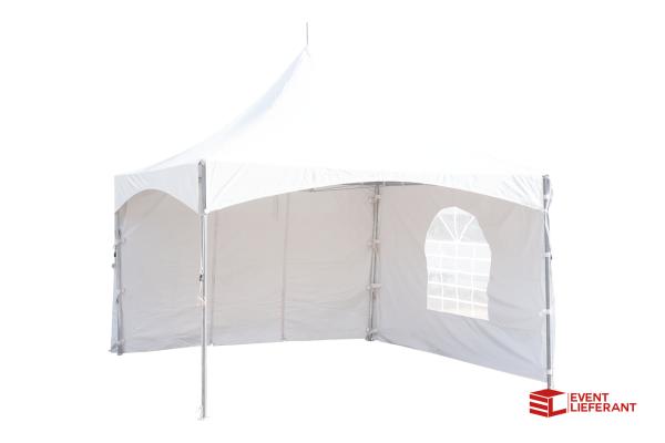 2-PAGODENZELT 3,0 X 3,0 MTR. WEISS PVC – PARTYZELT – ZELT