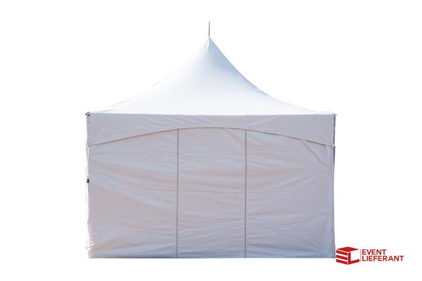 4-PAGODENZELT 3,0 X 3,0 MTR. WEISS PVC – PARTYZELT – ZELT