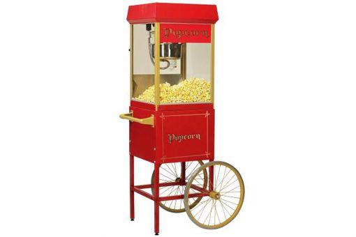 POPCORNMASCHINE 6OZ. | FUNFOOD FÜR JAHRMARKT, KIRMES, KINDERFEST, WEIHNACHTSMARKT, PROMOTION