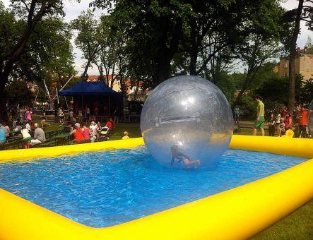 2-AQUA ZORBING BÄLLE | KOMPLETTSET | OHNE PERSONAL | SOMMERSPAß | WASSERSPAß