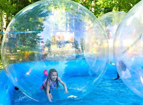 3-AQUA ZORBING BÄLLE | KOMPLETTSET | OHNE PERSONAL | SOMMERSPAß | WASSERSPAß