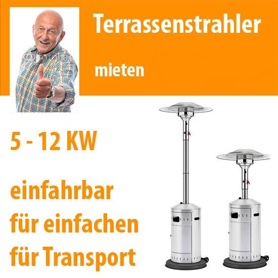 Terrassenstrahler Edelstahl - Heizpilz, Partystrahler