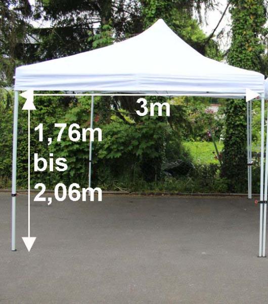 Faltzelt Faltpavillon 3x3m