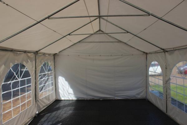 2-Zelt 5x6m weiß Partyzelt Festzelt