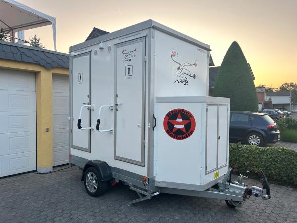 Exklusiver VIP Toilettenwagen komplett Autark zu vermieten