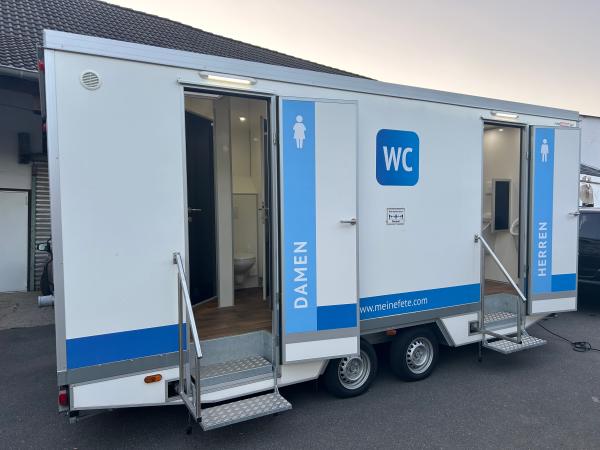 1-Exklusiver Toilettenwagen zu vermieten bis 700 Personen