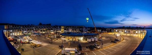 5-Ballon am Kran für Aussichtsfahrten an Ihrem Wunschort vom Profi