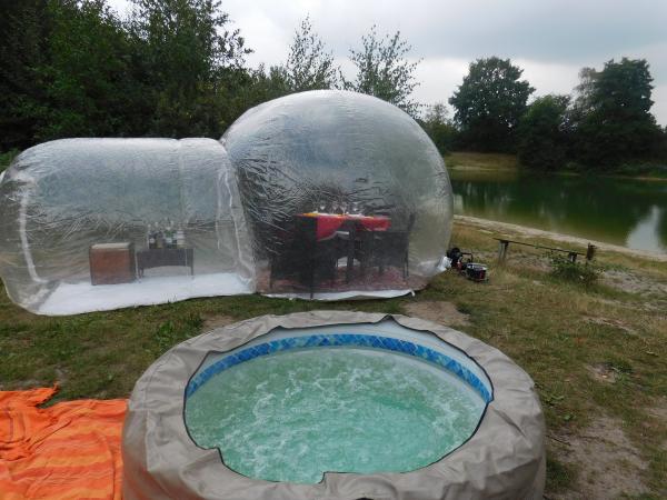 3-Bubble Tent / aufblasbares Zelt inkl. Auf- und Abbau mieten.