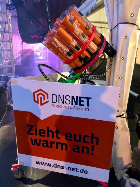 5-Das absolute Event Highlight! T-Shirt Kanone "Gatling Gun" - Nur bei uns inkl. Personal...