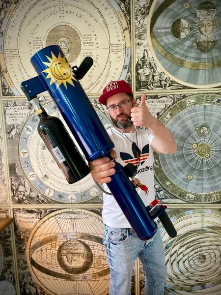 2-T-Shirt Kanone "SciFi four" für XXXXL Shirts und Trikots. Einsatzfertig mit bis zu...