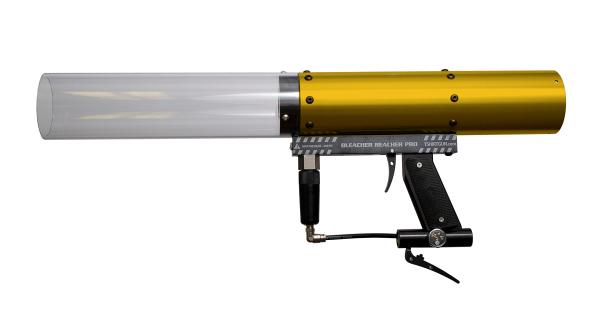 T-Shirt Kanone "The Launch" - Einsatzfertig mit 25 Schuss und 80 Meter Reichweite. Europaweit mieten
