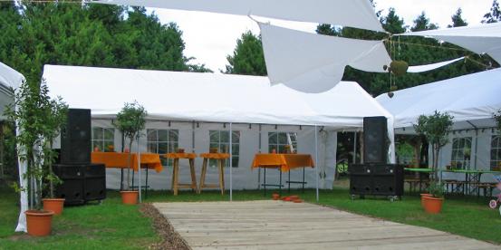 2-Partyzelt 4 x 6 m