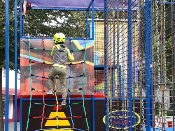 3-Ninja Warrior Kids Action, Klettergarten, Kletterwand, Parcour