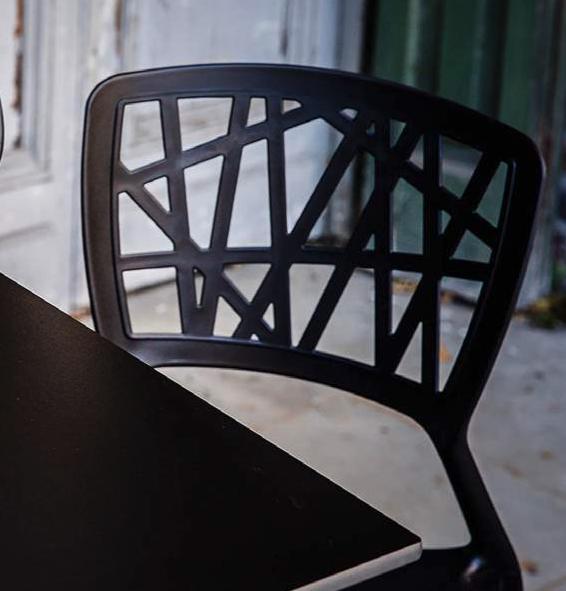 2-Web Stuhl schwarz