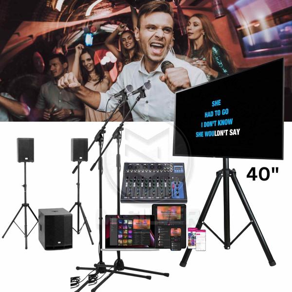 Karaoke Anlage - Groß mit PA Anlage für große Events mieten