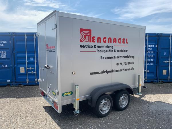 3-Kühlkoffer / Kühlanhänger zum Mieten, 2600 KG zul. Gesamtgewicht