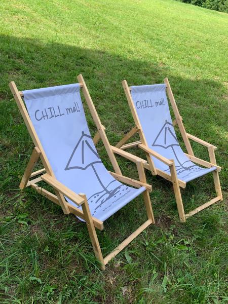 Liegestuhl "Chill mal"