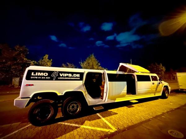 4-Vip Hummer Stretchlimousine mieten in Düsseldorf und ganz NRW