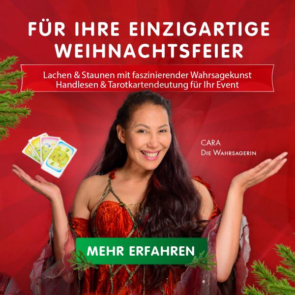 Cara - Kartenlegerin - Handleserin - Wahrsagerin - für Ihre Weihnachtsfeier/ Veranstaltung