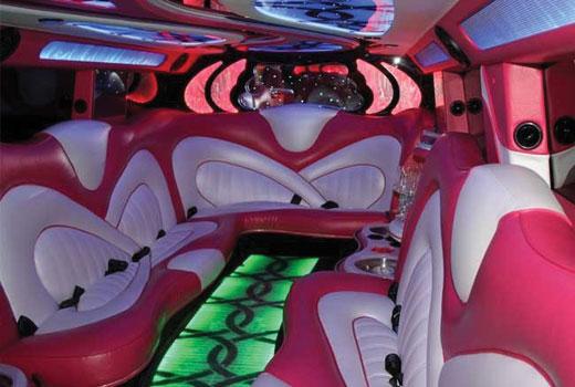 2-Pinke Hummer H2 Stretchlimousine mieten für Köln und Umgebung