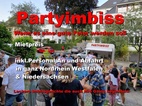 Party 25, Foodtruck mieten, Foodtruck Catering,All you can eat,Geburtstag, Hochzeit, Firmenfeier usw