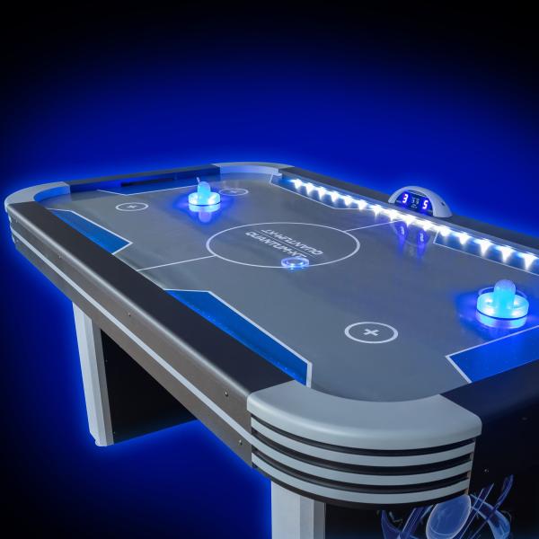 4-Airhockey mit LED Beleuchtung