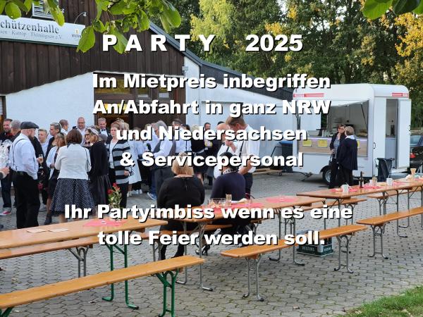 Unsere Foodtrucks Imbissanhänger und Imbisswagen sind der Catering Hit auf ihrer Feier/ Party