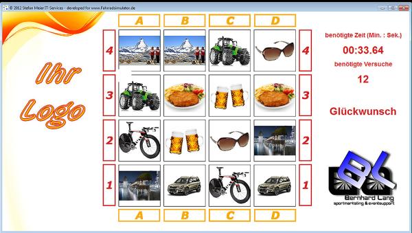 4-Bike-Memo Game