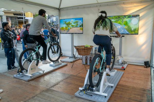 2-Mountainbikesimulator - Doppel