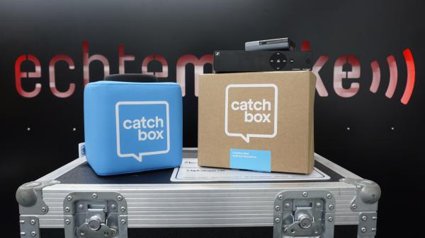 2-Catchbox Wurfmikrofon mit Sennheiser Funkstrecke