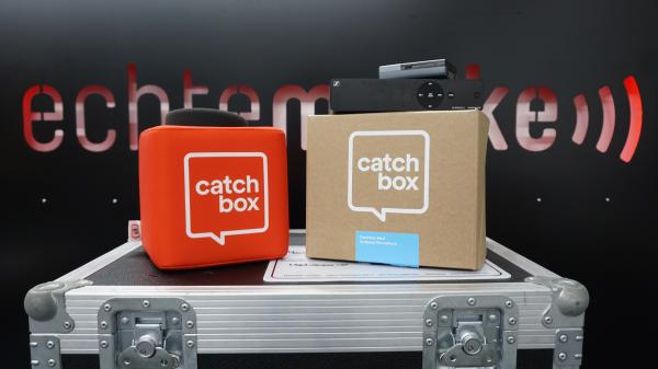 3-Catchbox Wurfmikrofon mit Sennheiser Funkstrecke
