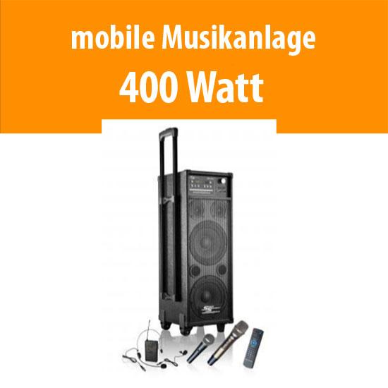mobile Musikanlage