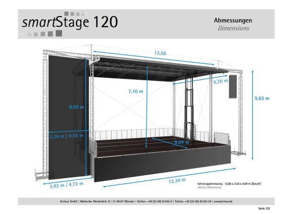 5-SmartStage 120 mieten – Die mobile Bühne für große Events!